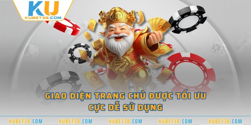 Giao diện trang chủ được tối ưu, cực dễ sử dụng